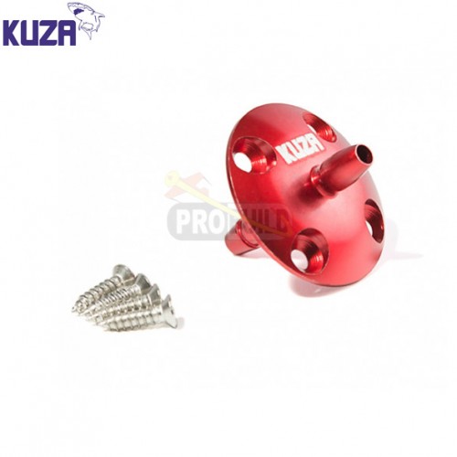 Kuza Anodized Large Scale CNC Fuel Vent Line Plug (Red)